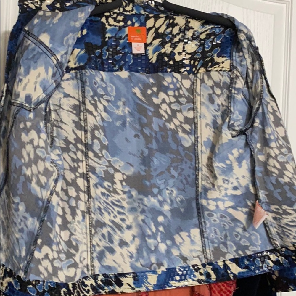 HEARTS OF PALM Polyester sequined jacket size 12 - Picture 13 of 15